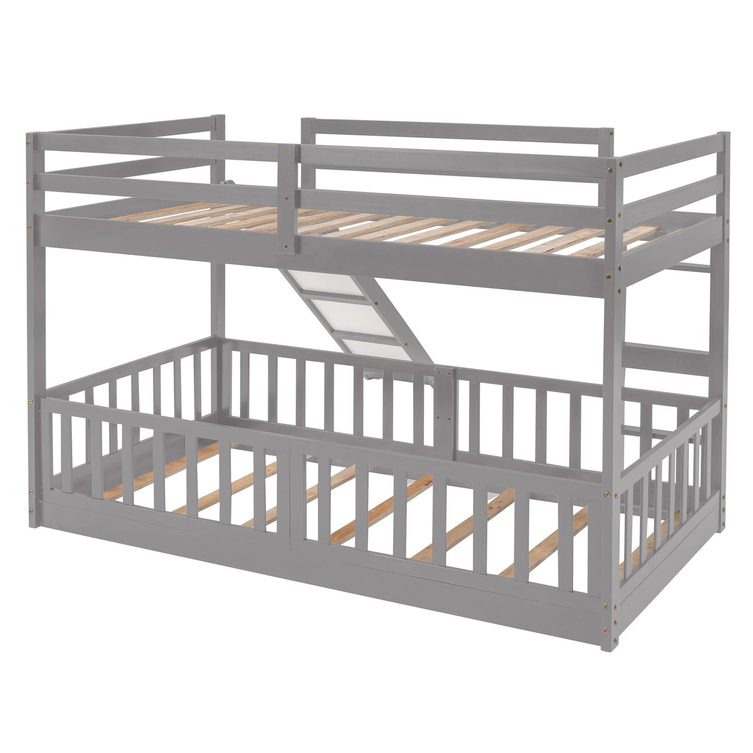 Functional Bunk Bed &amp; Convertible Ladder And Slide
