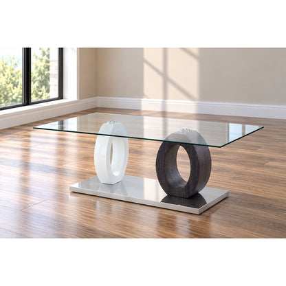 Tracker - Coffee Table - Brown / White