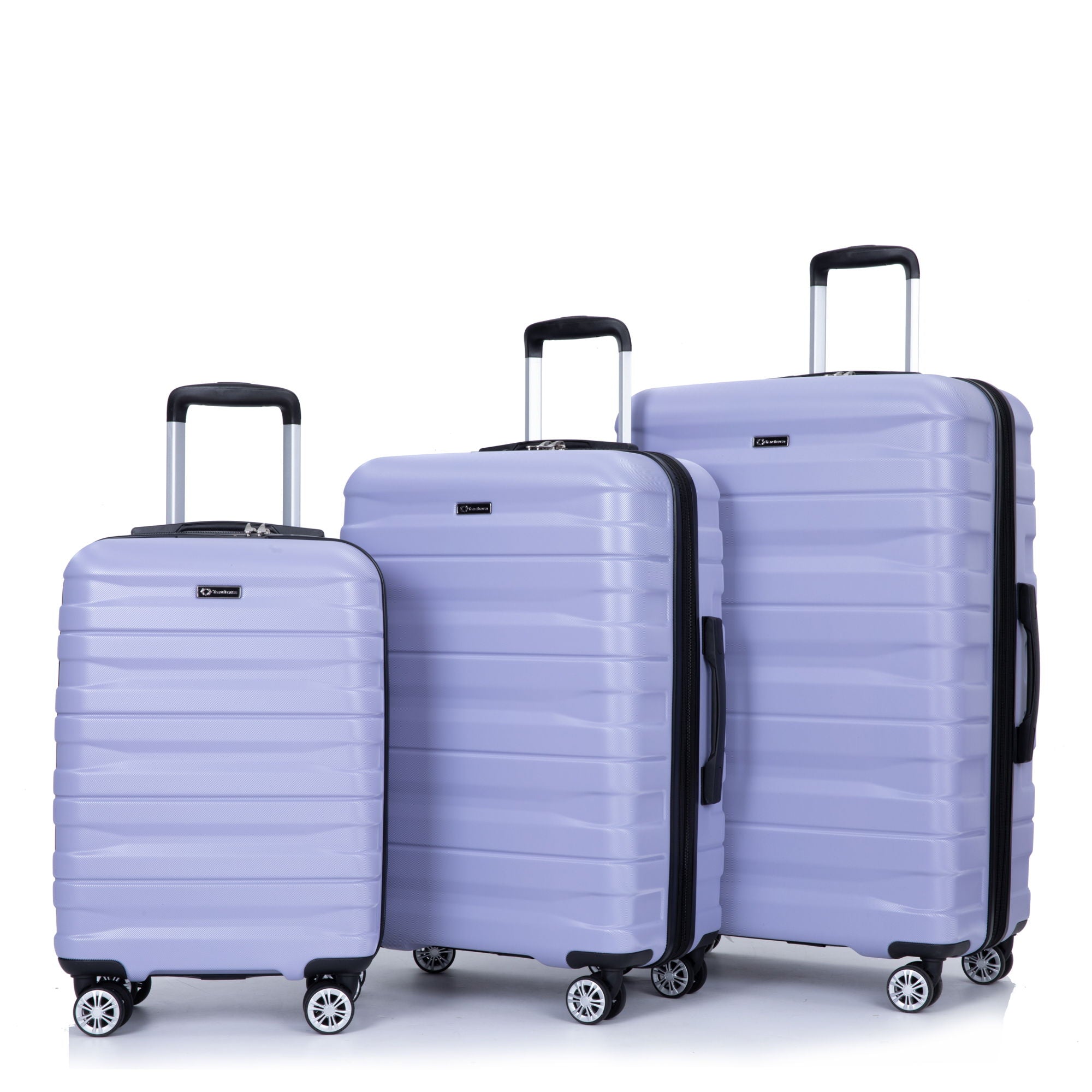 3 Piece Luggage Sets Lightweight &amp; Durable Expandable Suitcase With Two Hooks