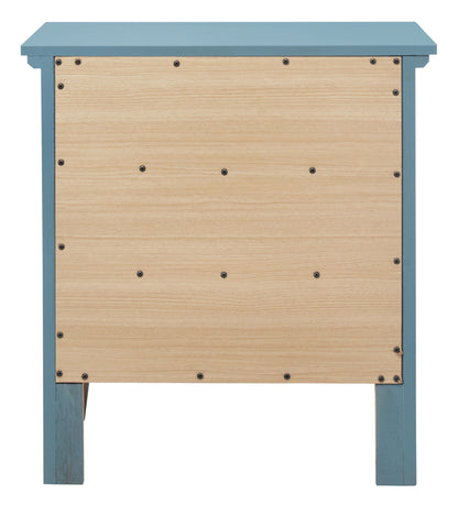 3 Drawer Nightstand - Teal