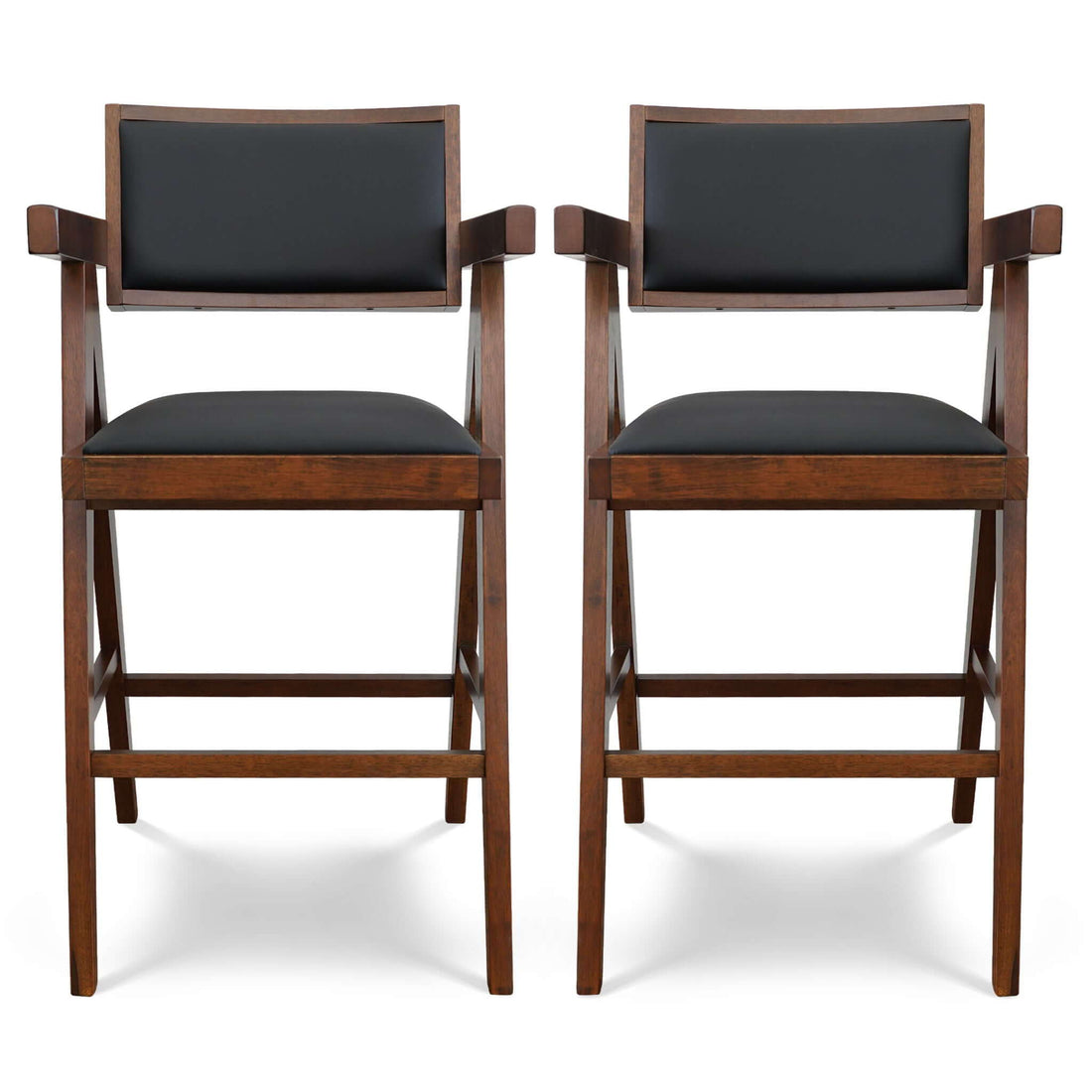 Athena - Counter Chair - Black / Brown