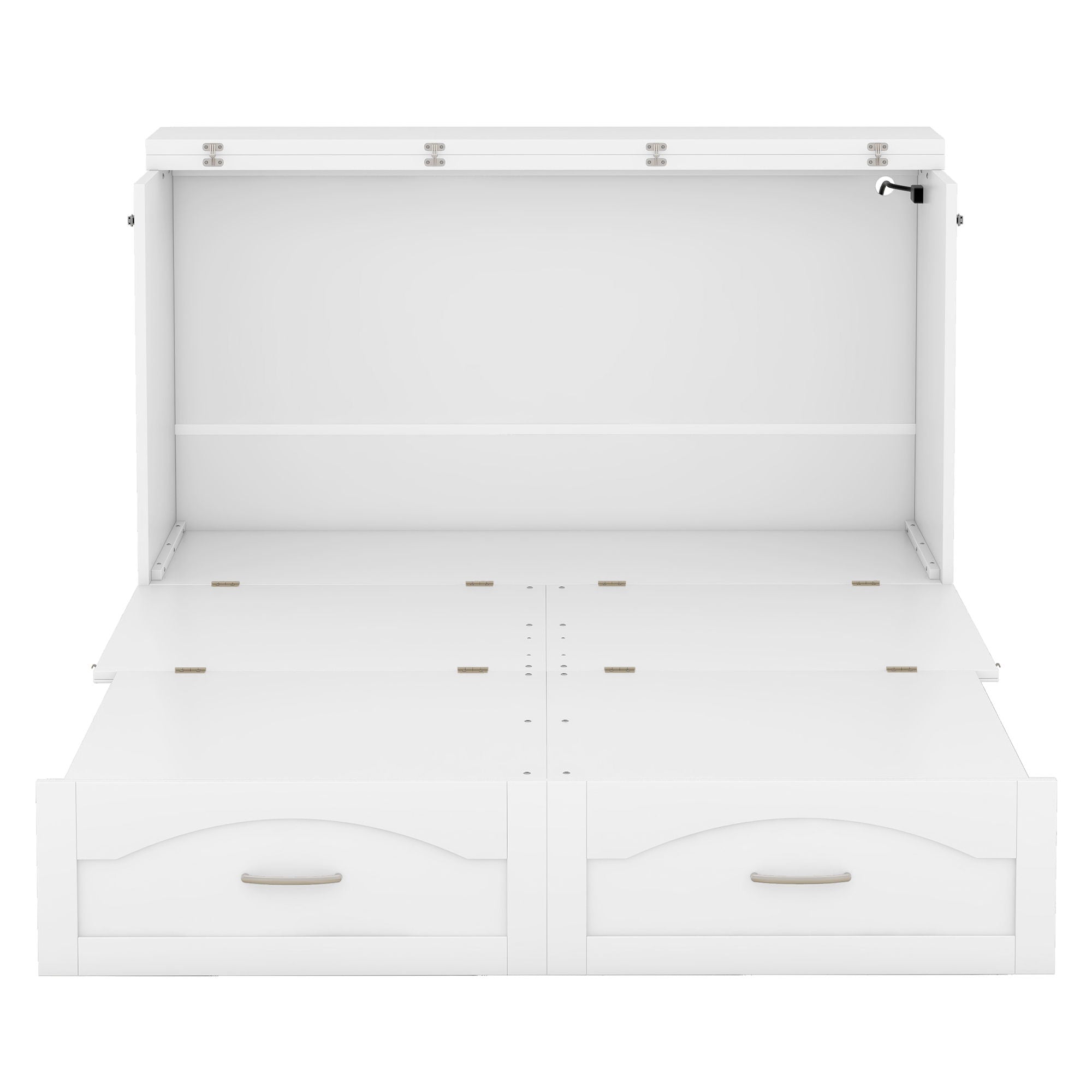 Murphy Wall Bed With Drawer And A Set Of Sockets &amp; USB Ports, Pulley Structure Design