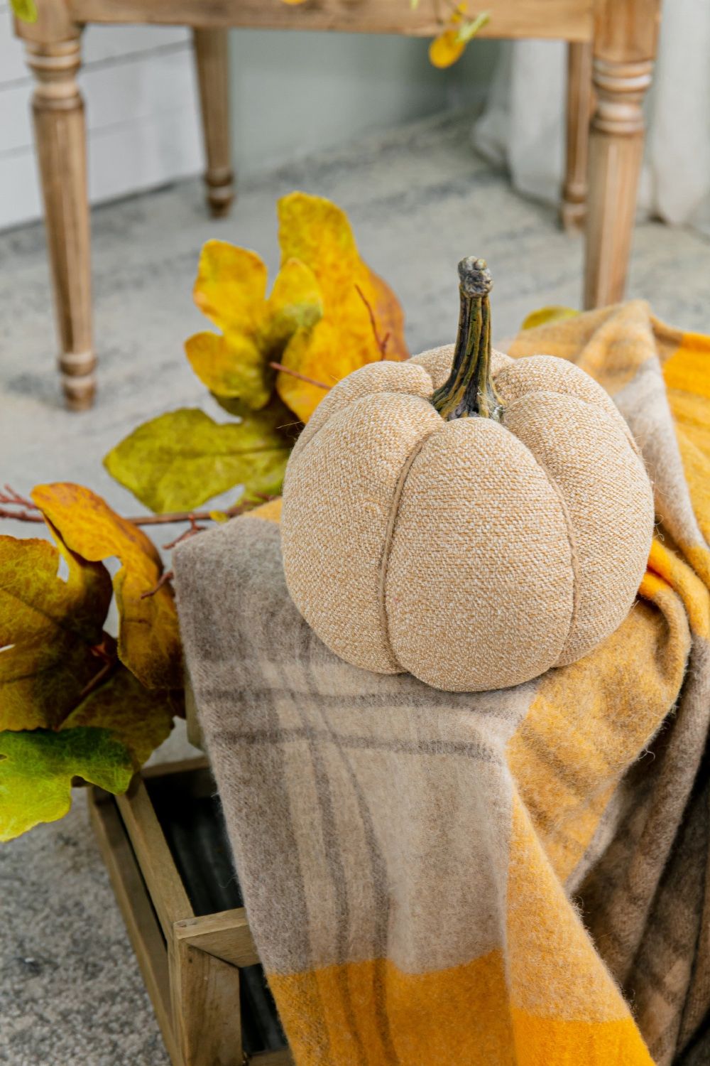 Weighted Pumpkin Ornament Decor For Holiday Harvest Festival Fall Festival &amp; Thanksgiving