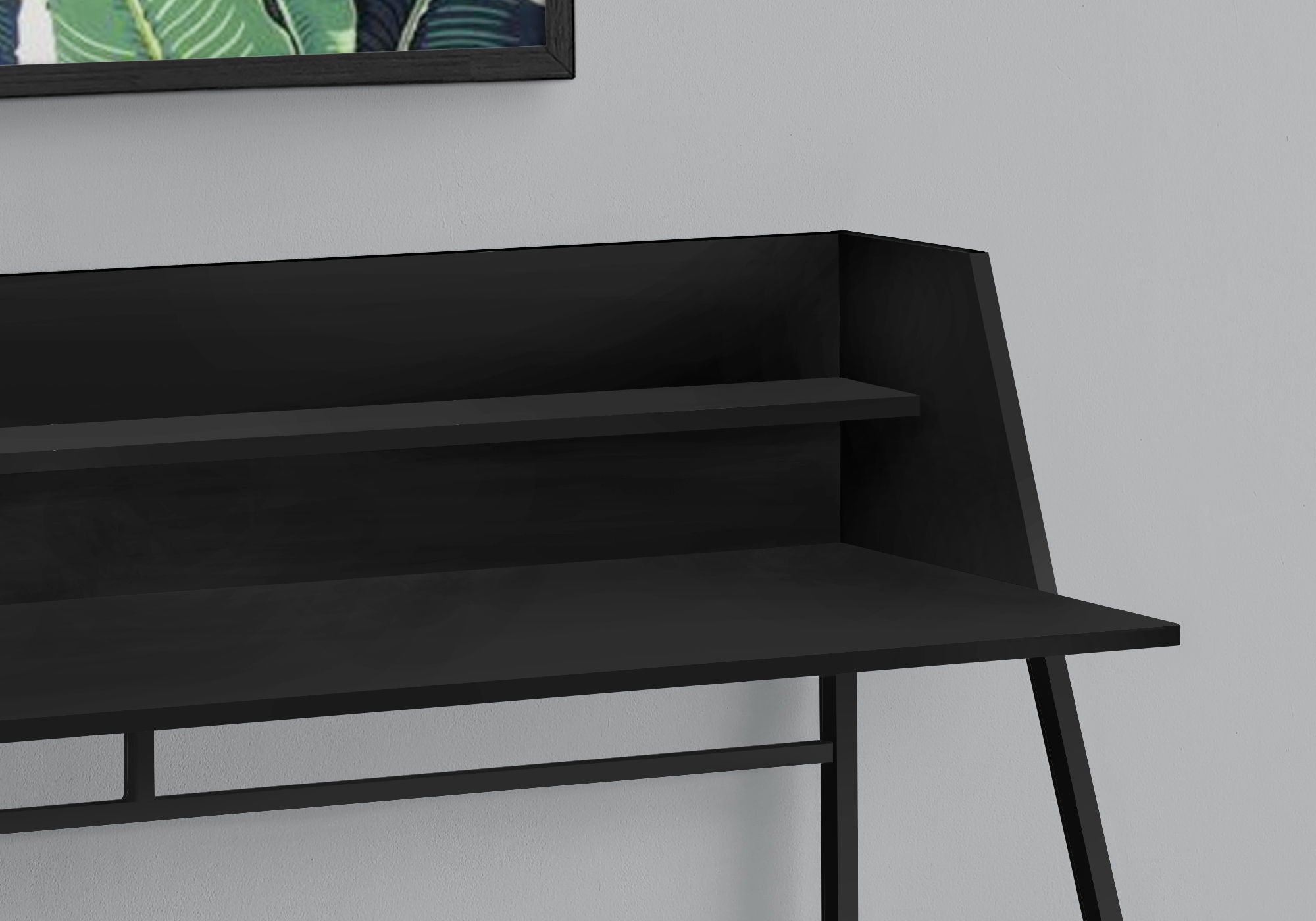 Computer Desk For Home Office Laptop, Storage Shelves, Contemporary &amp; Modern