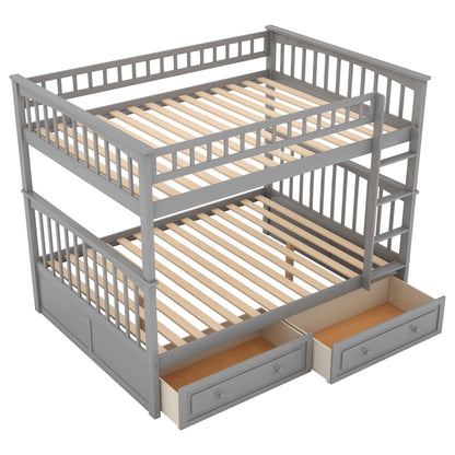 Bunk Bed With Drawers, Convertible Design