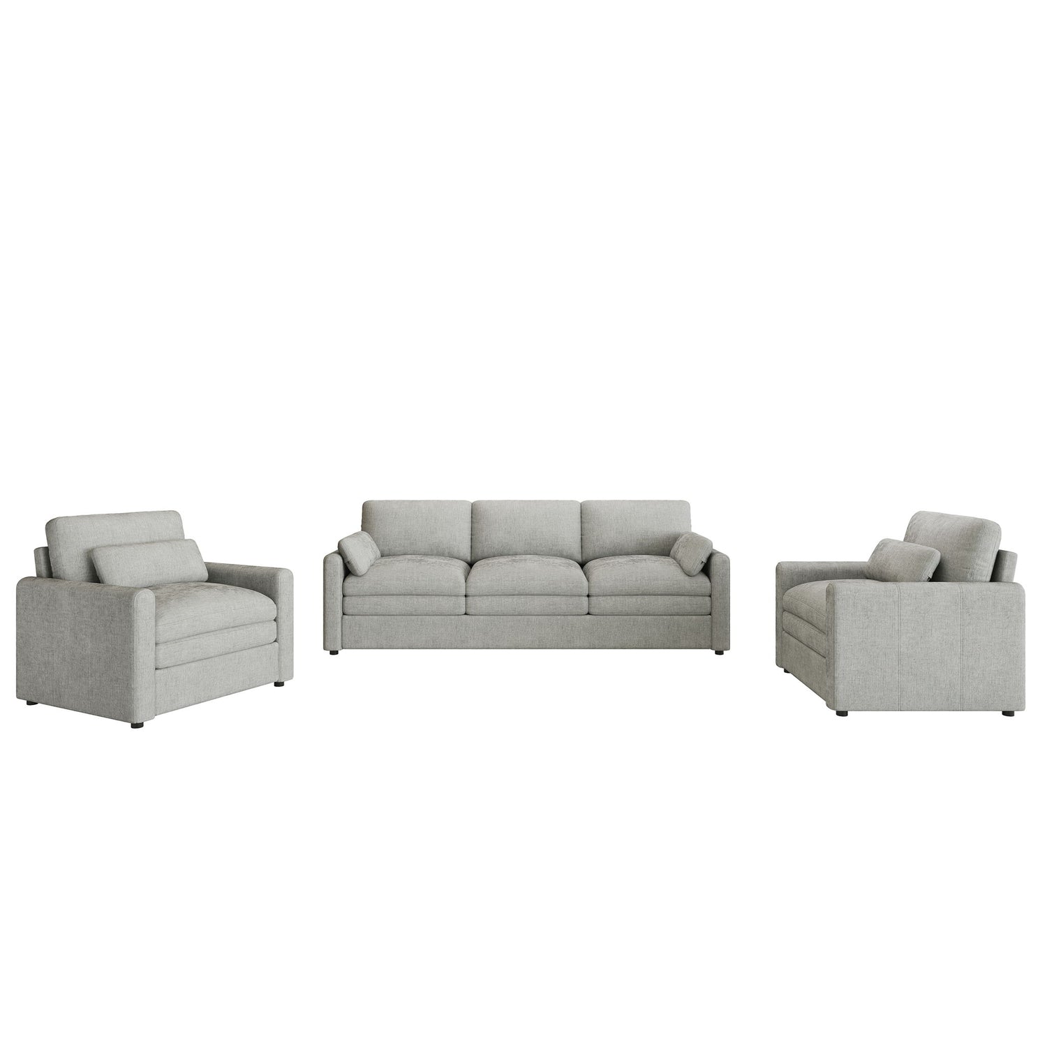 Cozy Sofa Set Oversized Comfy Cloud Sofa With Double Cushion
