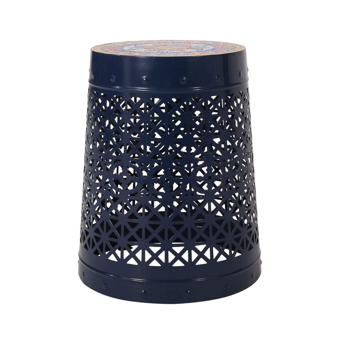 Cranbrook - Side Table With Tile Mosaic Top