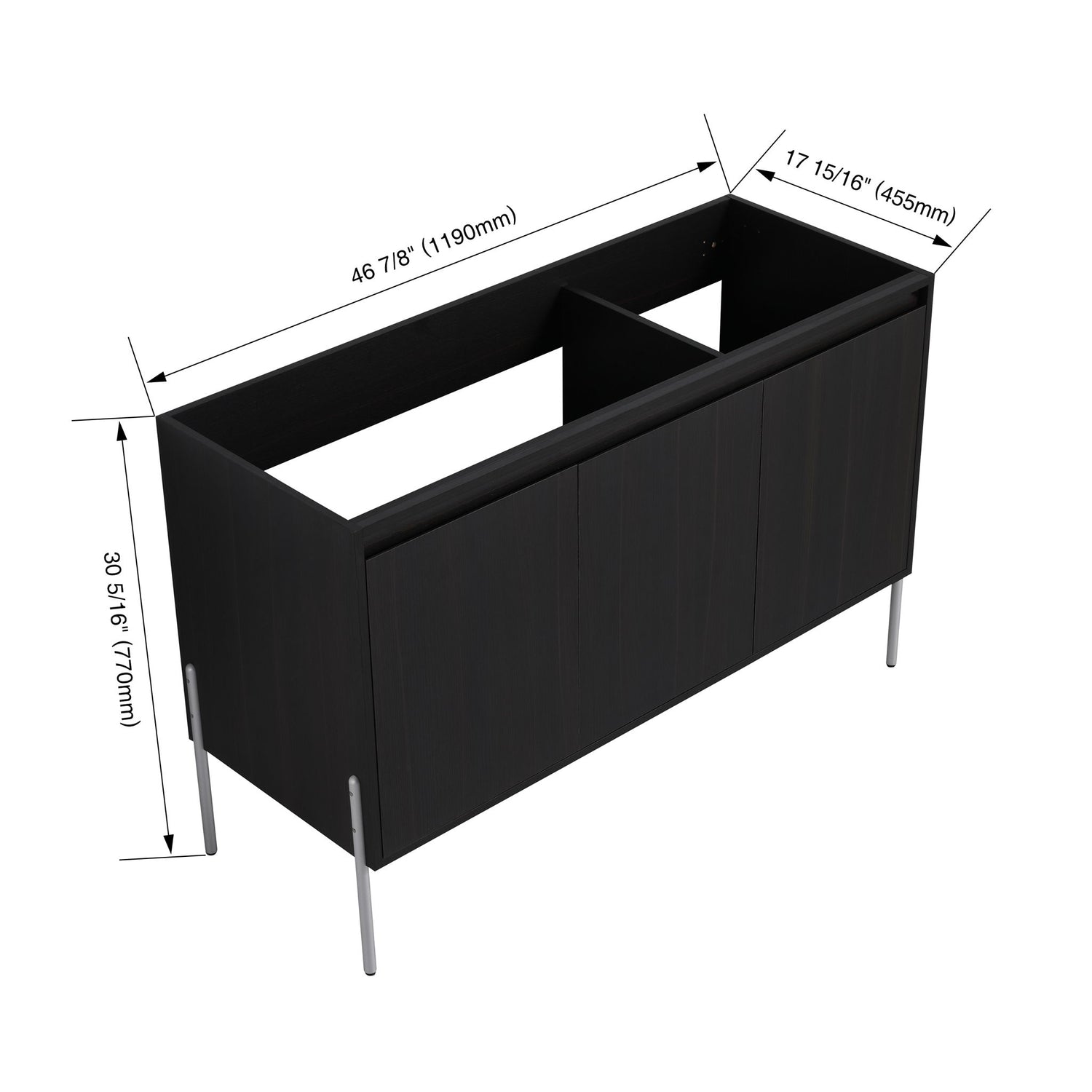 Freestanding Bathroom Vanity &amp; Soft Close Cabinet Doors