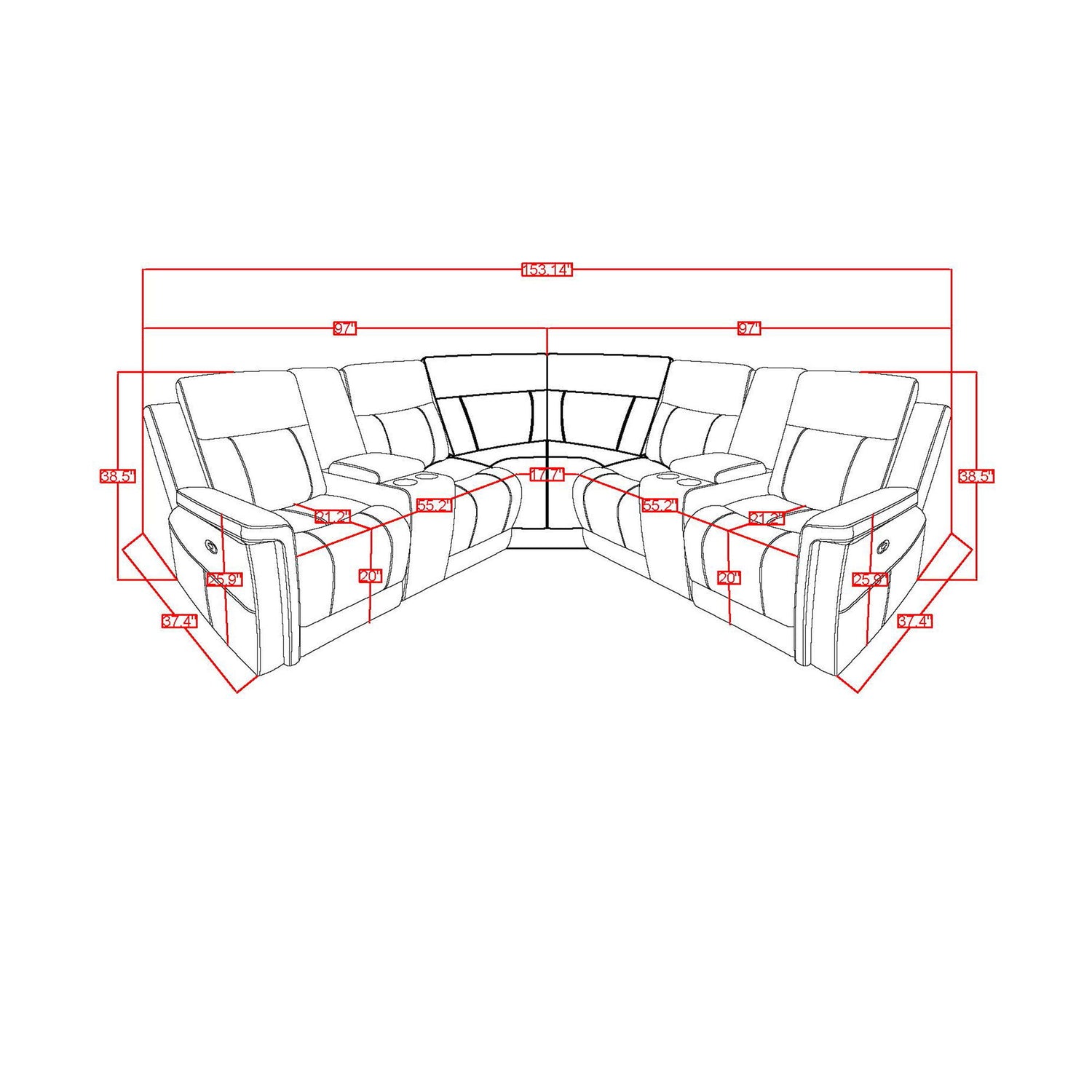 Eco - Sectional - Greige