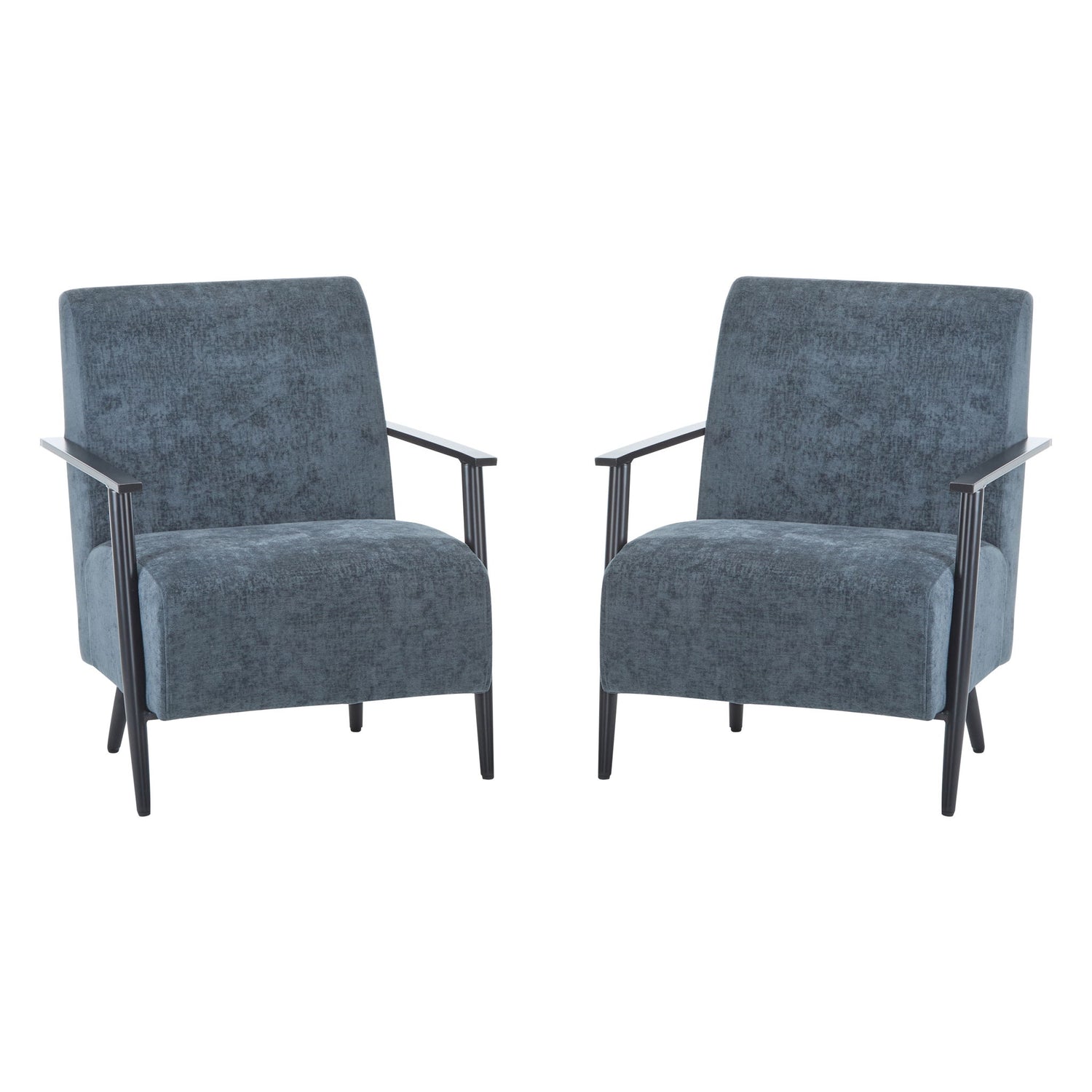 Modern Lounge Chair With Polyester Upholstery