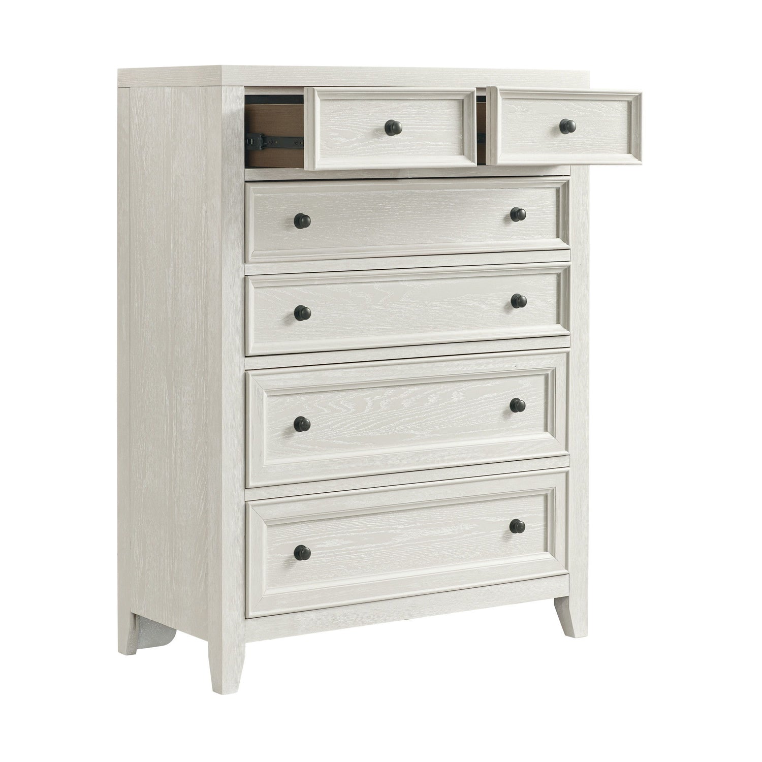 6 Drawer Chest With Knobs And Smooth Slides