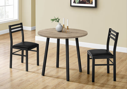 3 Pieces Dining Table Set, Small, Drop Leaf, Contemporary &amp; Modern