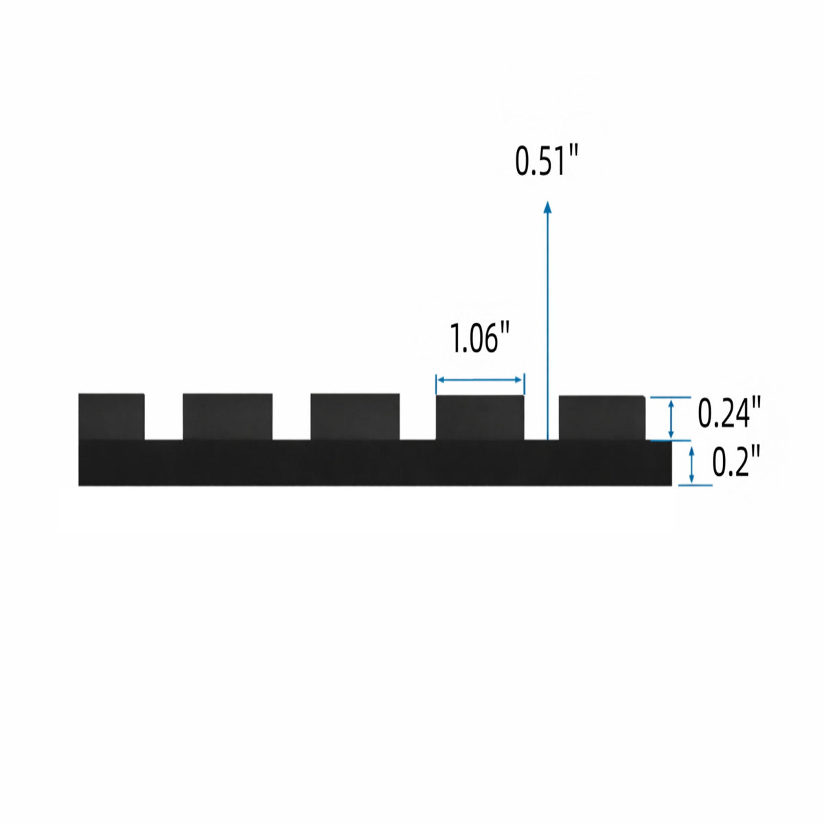 Acoustic Panels With Strip Design, Sound Absorbing Wall &amp; Ceiling Panels