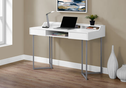 Computer Desk For Home Office, Ample Storage, Contemporary &amp; Modern