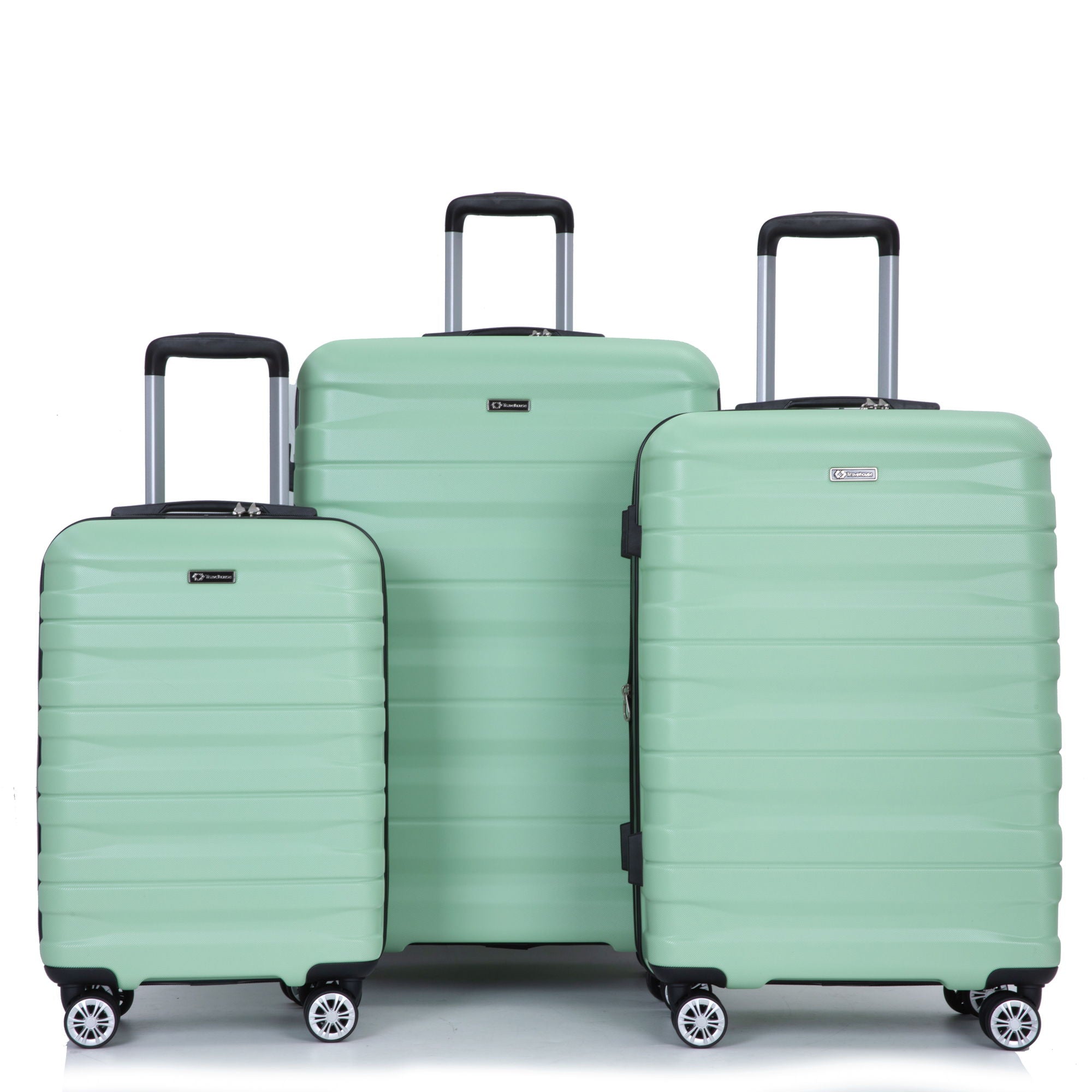3 Piece Luggage Sets Lightweight &amp; Durable Expandable Suitcase With Two Hooks