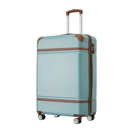 20&quot; Luggage 1 Piece With Tsa Lock, Lightweight Suitcase Spinner Wheels, Carry On Vintage Luggage