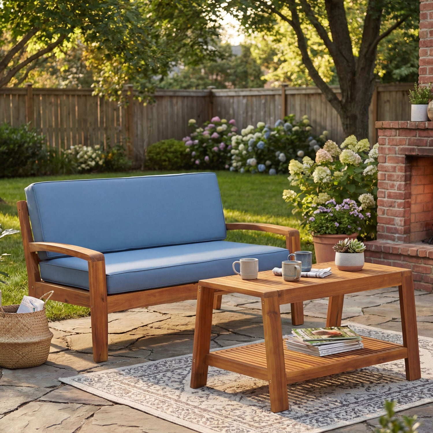 2 Piece Conversation Set, Loveseat &amp; Coffee Table