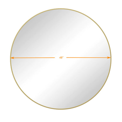 Wall Circular Mirror Metal Framed Mirror Round Vanity Mirror Dressing Mirror, For Bathroom, Living Room, Bedroom Wall Decor