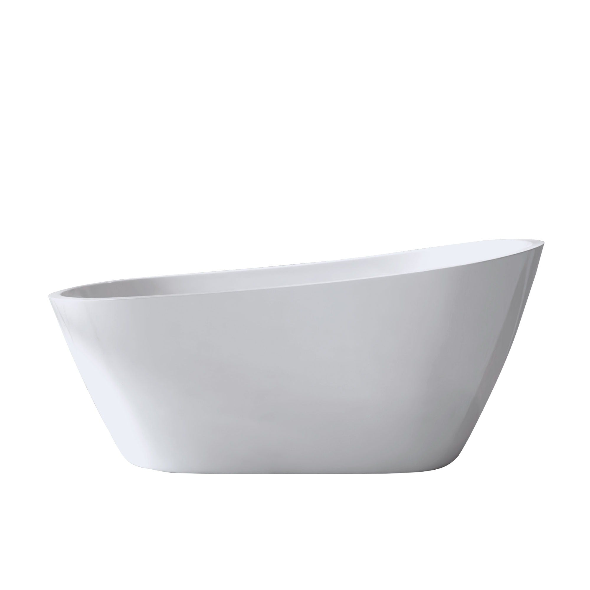 Special-Shaped Freestanding Slipper Bathtub, Overflow &amp; Pop Up Drain