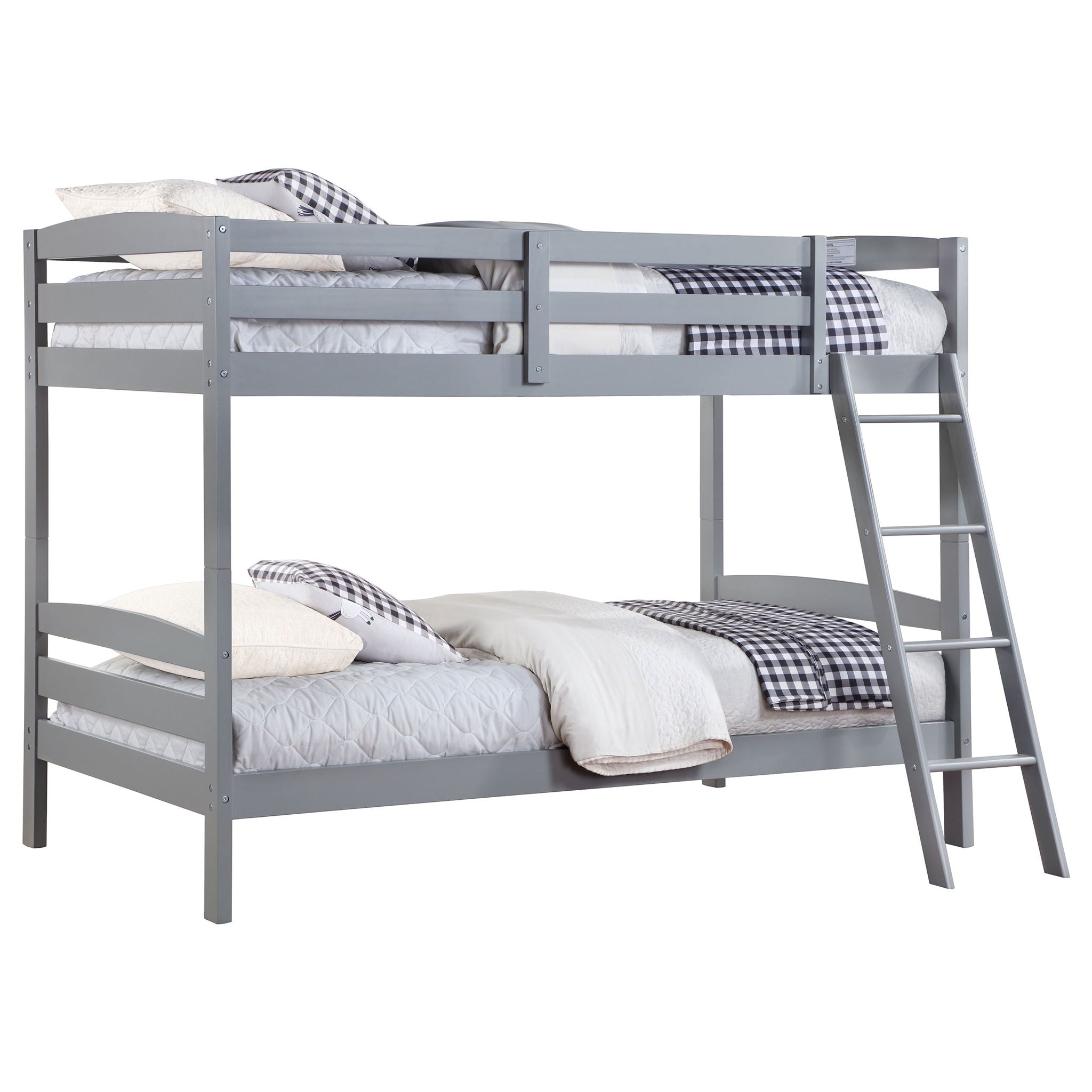 Kerr - Twin Over Twin Bunk Bed - Gray