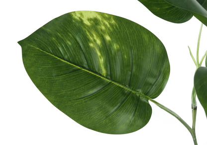 54&quot; Tall, Artificial Plant, Dieffenbachia Tree, Indoor, Faux, Fake, Floor, Greenery, Potted, Real Touch, Decorative - Green / Black