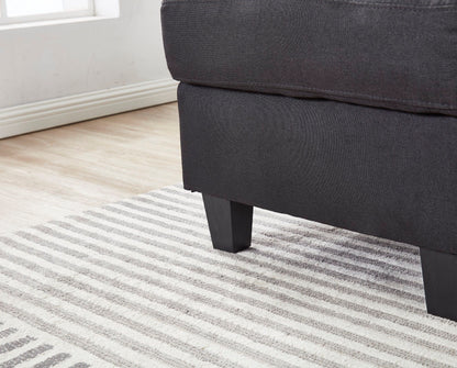 2 Piece Upholstered Cozy Comfortable Sectional