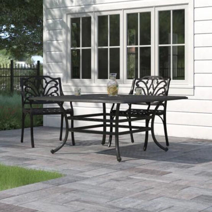 64&quot; Square Dining Table - Dark Lava Bronze