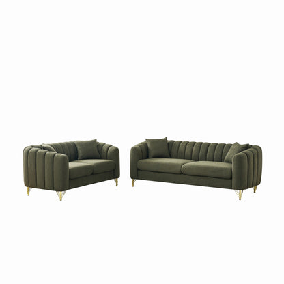 Oversized Sofa, Deep Tufted Couch