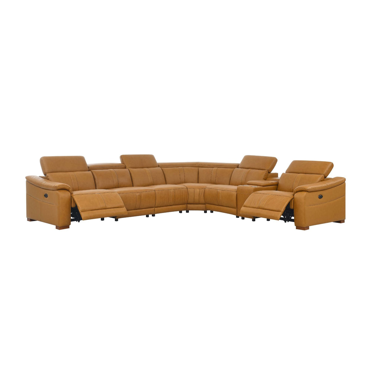 Modular Sectional &amp; Recliner Seat And Adjustable Headrest