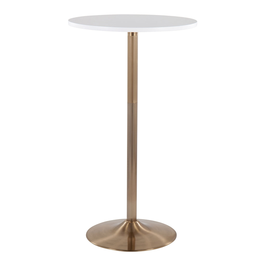 Pebble - Contemporary &amp; Glam Adjustable Dining / Bar Table