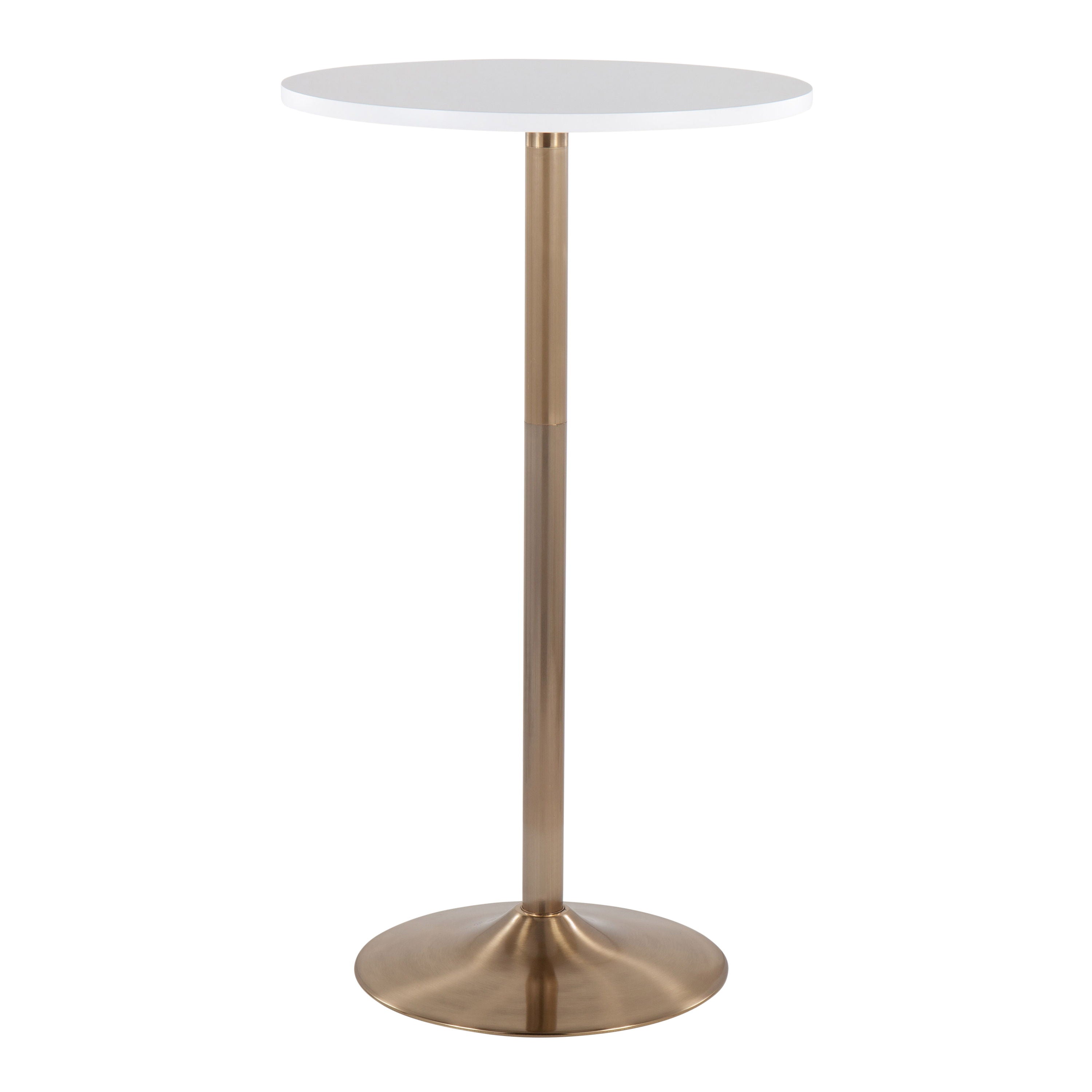 Pebble - Contemporary &amp; Glam Adjustable Dining / Bar Table