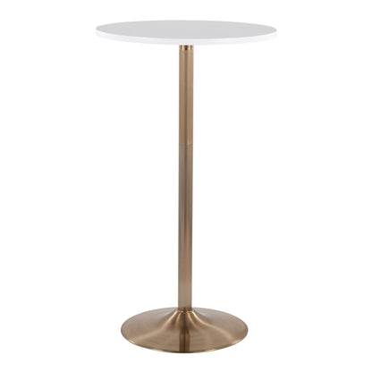 Pebble - Contemporary &amp; Glam Adjustable Dining / Bar Table