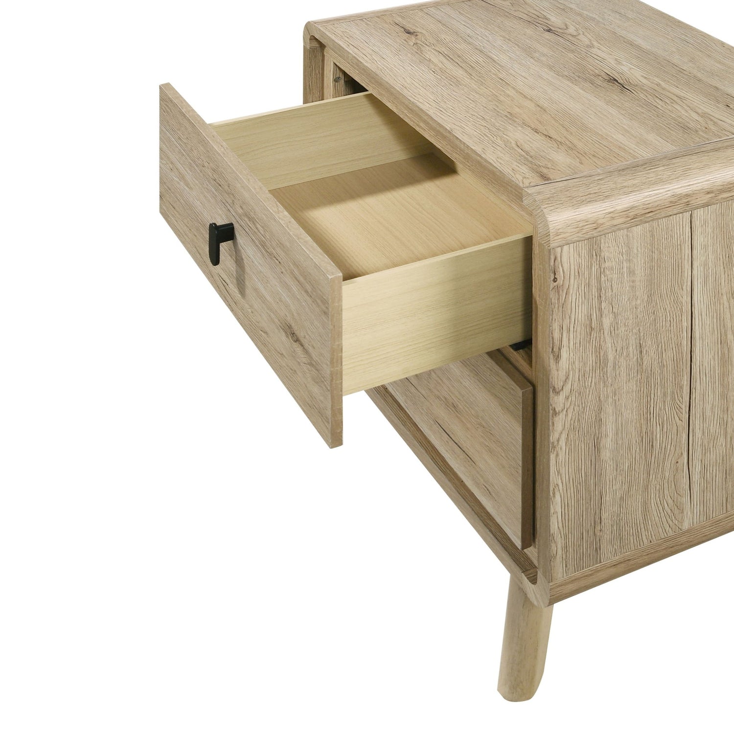 Nightstand &amp; 2 Drawers - Beige