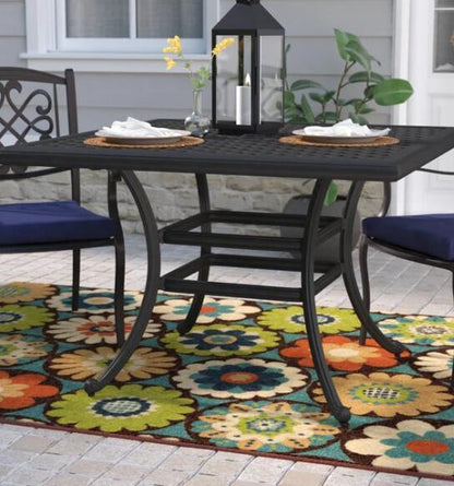 44&quot; Square Dining Table - Dark Lava Bronze