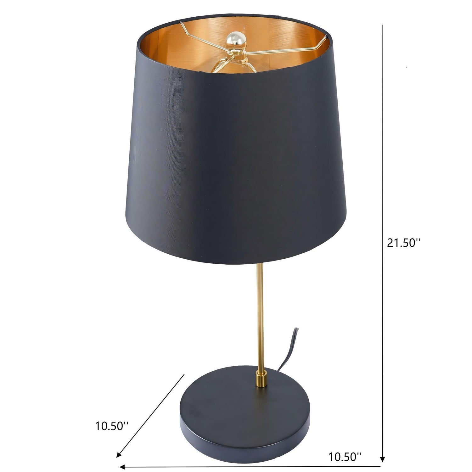 Desk Lamp For Bedside And Table Use - Black