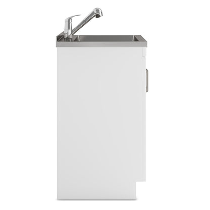 Kyle - Laundry Cabinet &amp; Faucet And Stainless Steel Sink