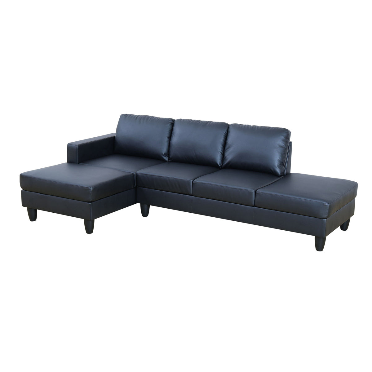 L - Shaped Sectional Sofa With Chaise &amp; Ottoman