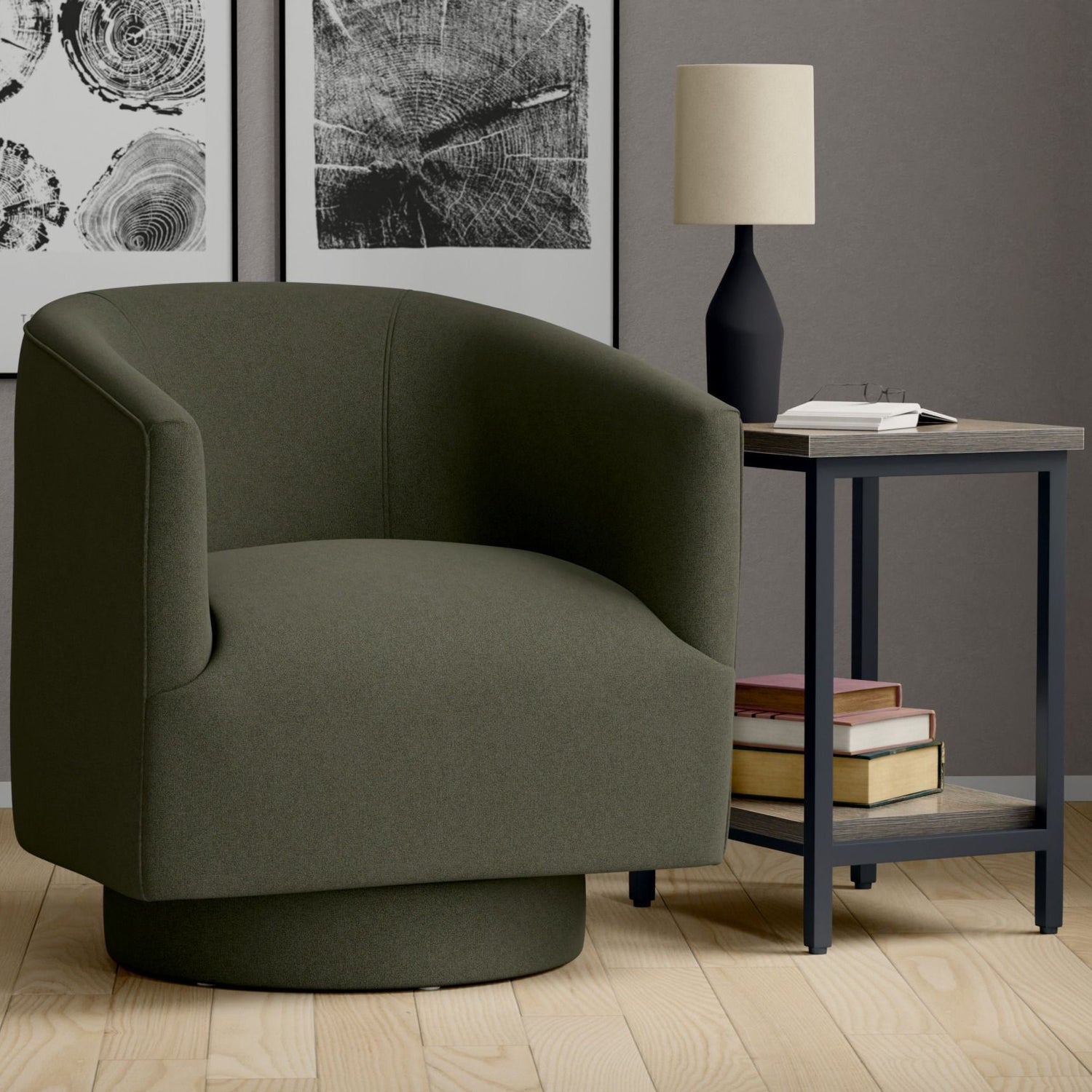 Accent Chair With Swivel Function