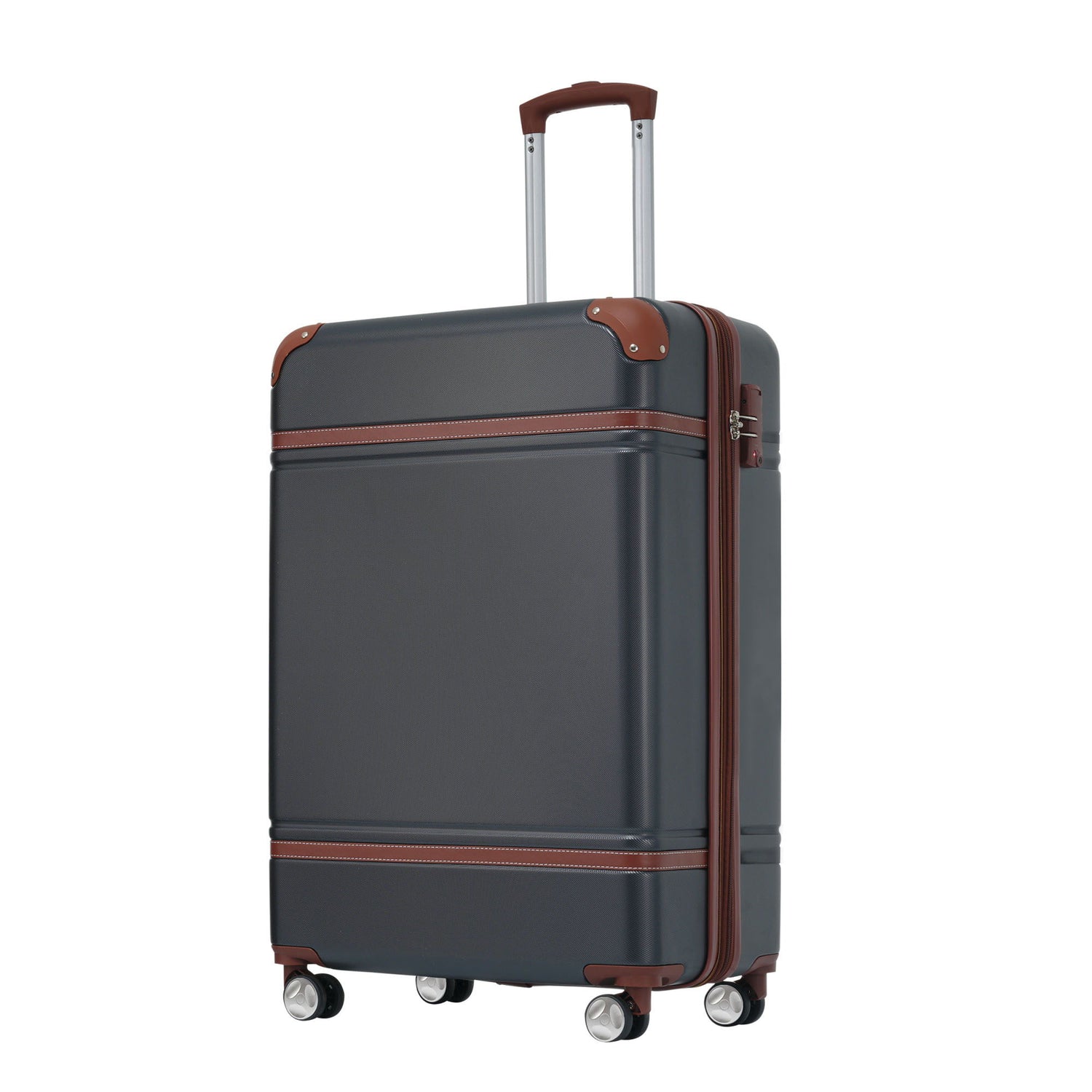 20&quot; Luggage 1 Piece With Tsa Lock, Lightweight Suitcase Spinner Wheels, Carry On Vintage Luggage