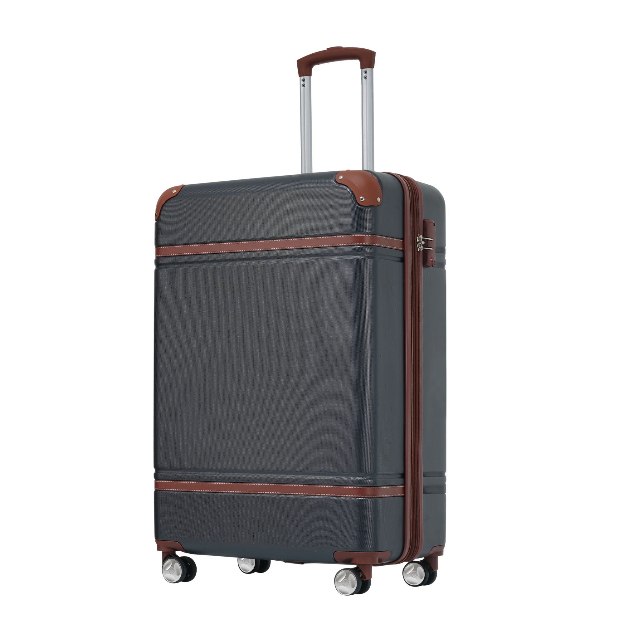 20&quot; Luggage 1 Piece With Tsa Lock, Lightweight Suitcase Spinner Wheels, Carry On Vintage Luggage