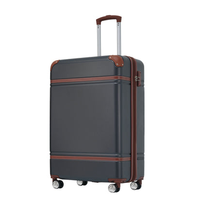 20&quot; Luggage 1 Piece With Tsa Lock, Lightweight Suitcase Spinner Wheels, Carry On Vintage Luggage