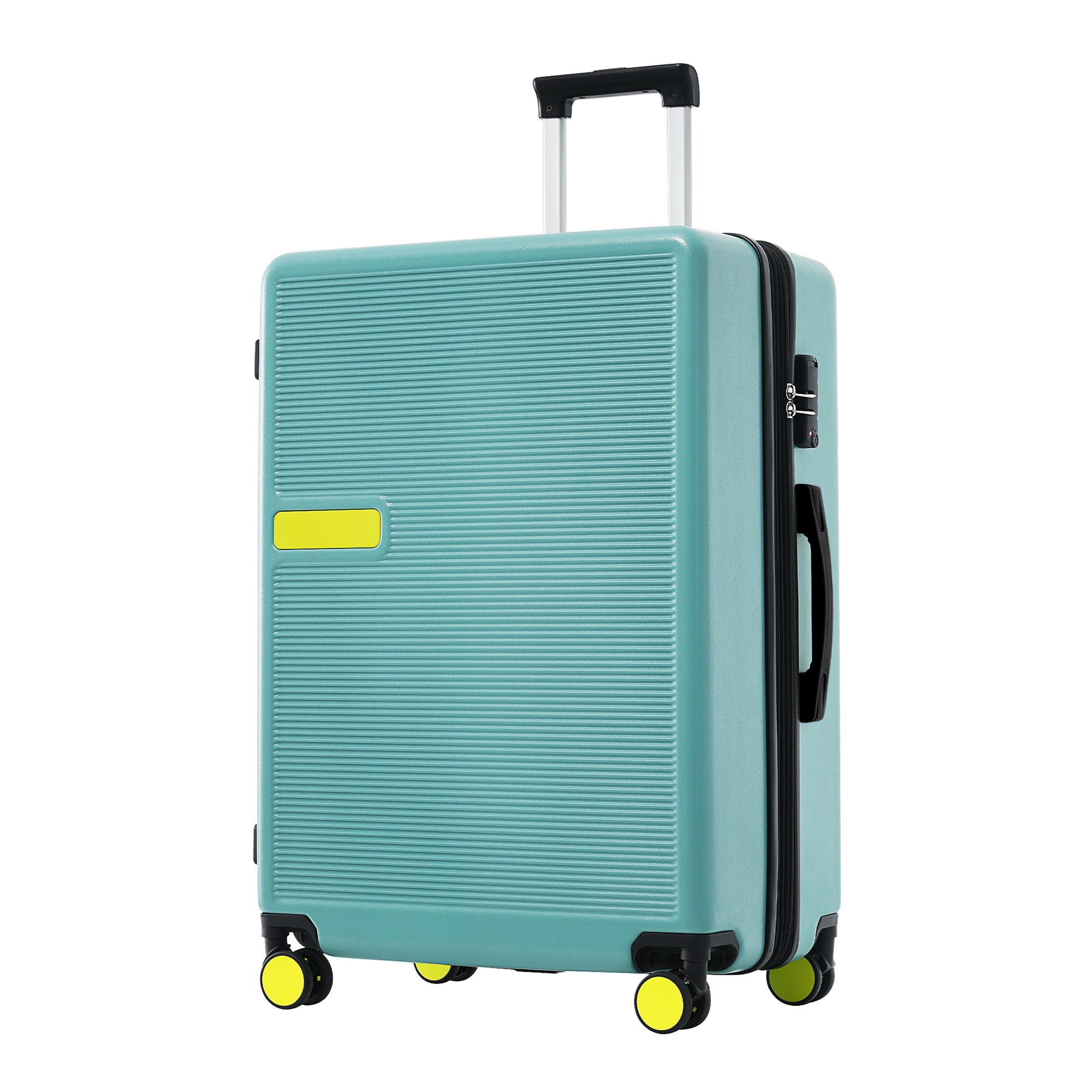 Contrast Color Hardshell Luggage 24&quot; Expandable Spinner Suitcase With Tsa Lock Lightweight