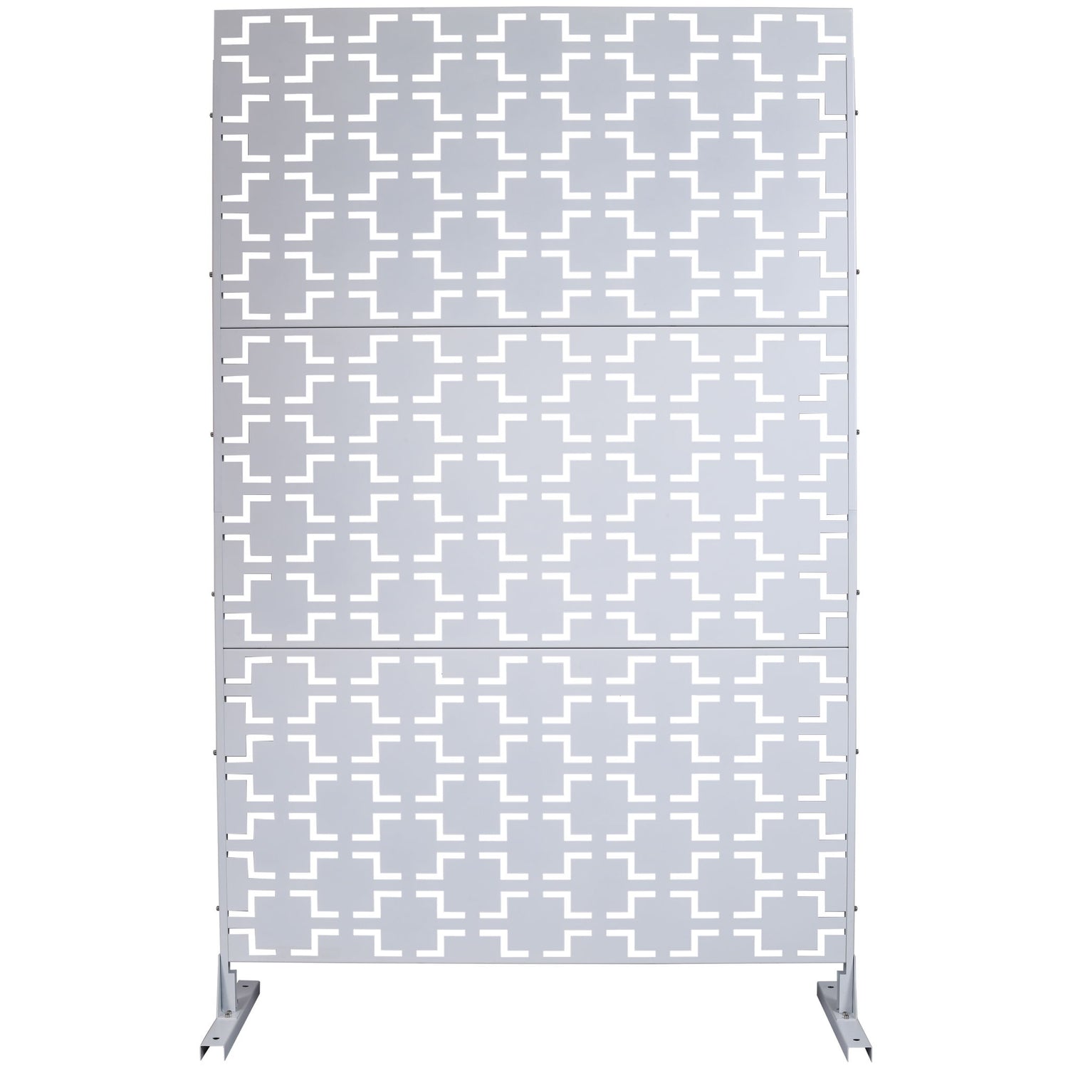 Outdoor &amp; Indoor Metal Privacy Freestanding Decorative Screen