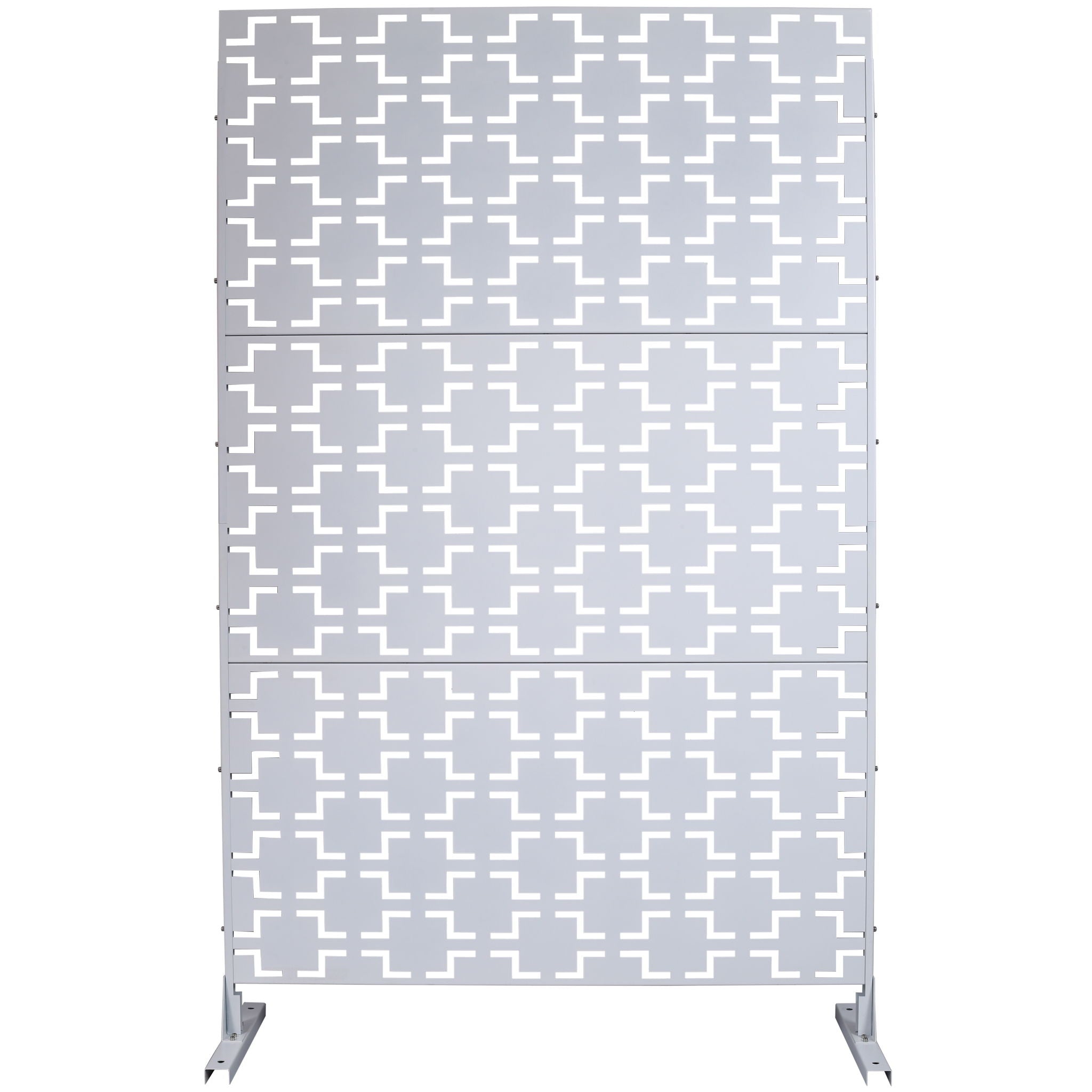 Outdoor &amp; Indoor Metal Privacy Freestanding Decorative Screen