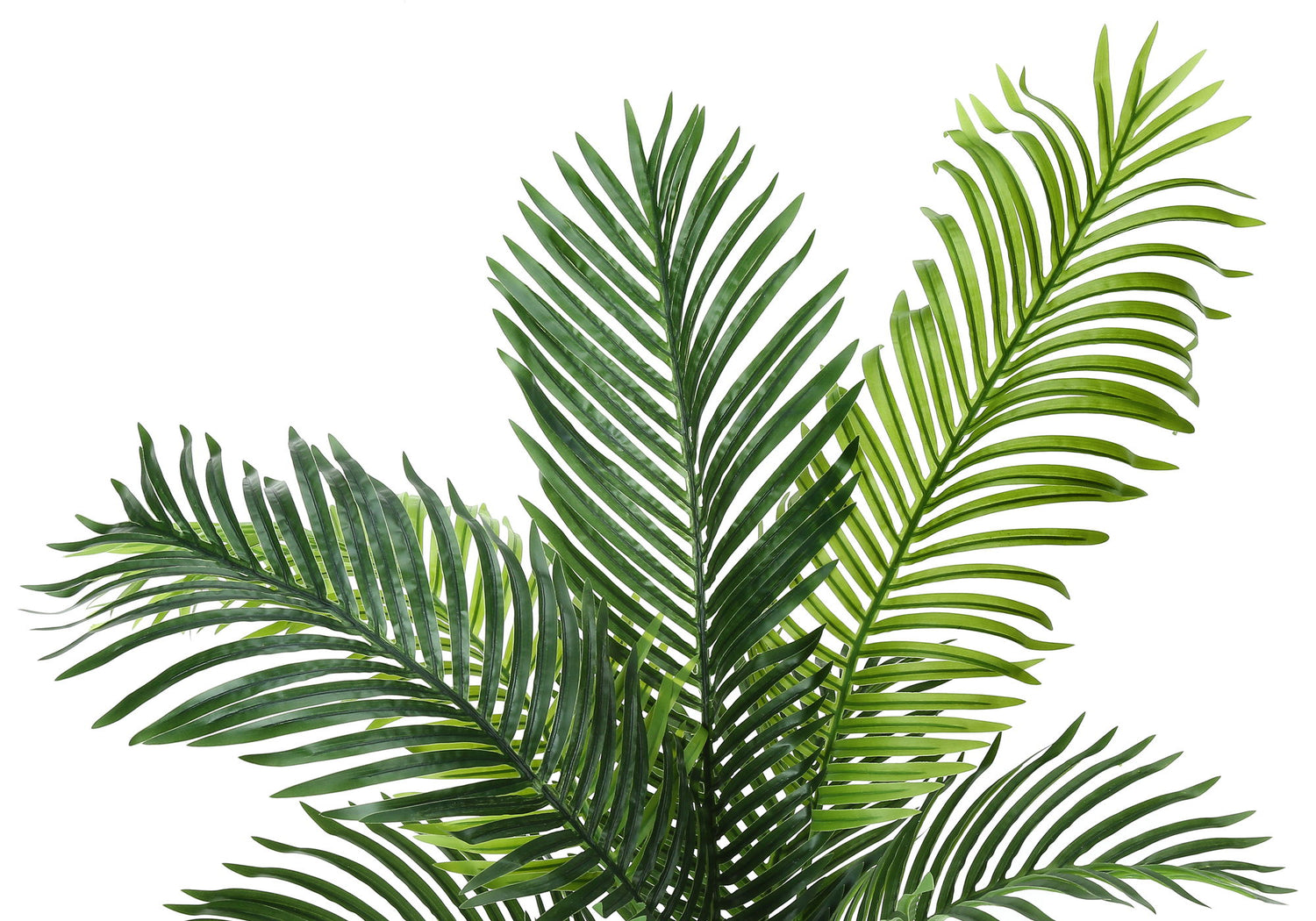 47&quot; Tall, Artificial Plant, Palm Tree, Indoor, Faux, Fake, Floor, Greenery, Potted, Real Touch, Decorative - Green / Black