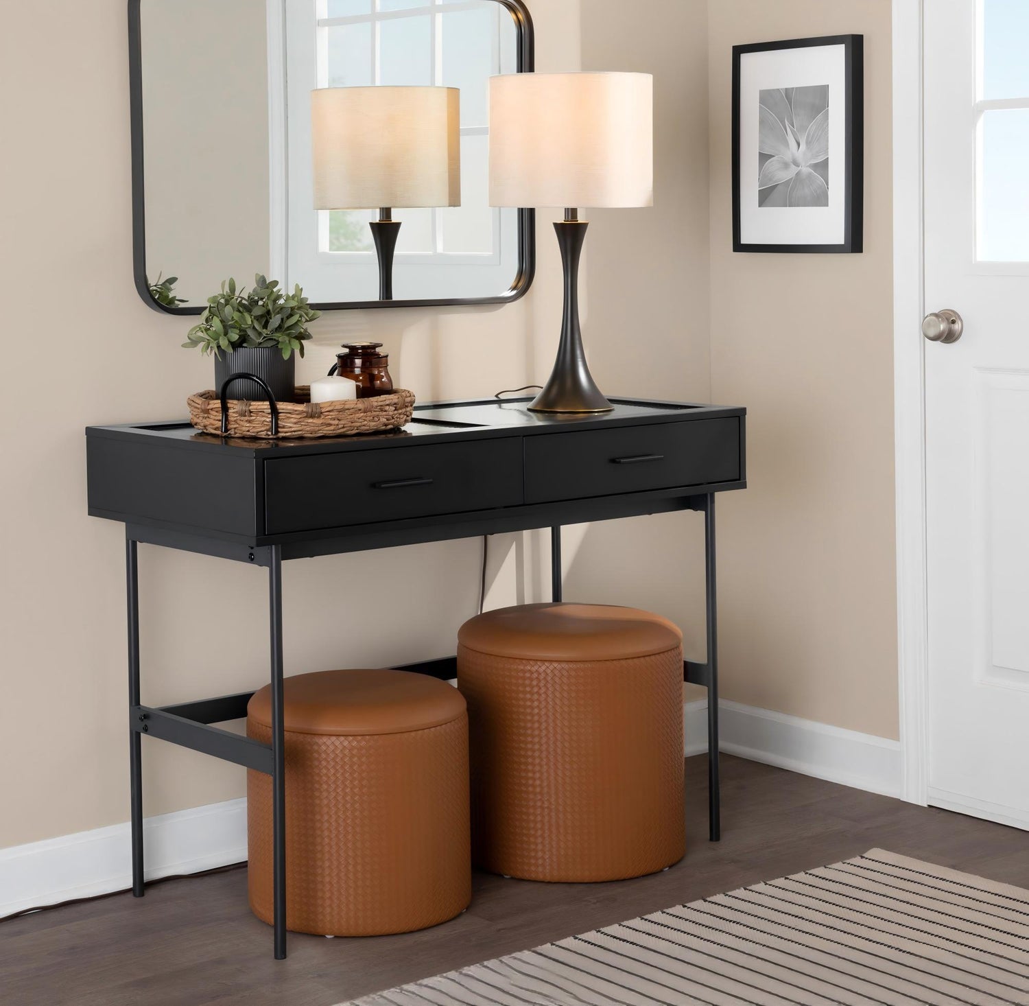 Lenuxe - Contemporary &amp; Modern Design Table Lamp (Set of 2)