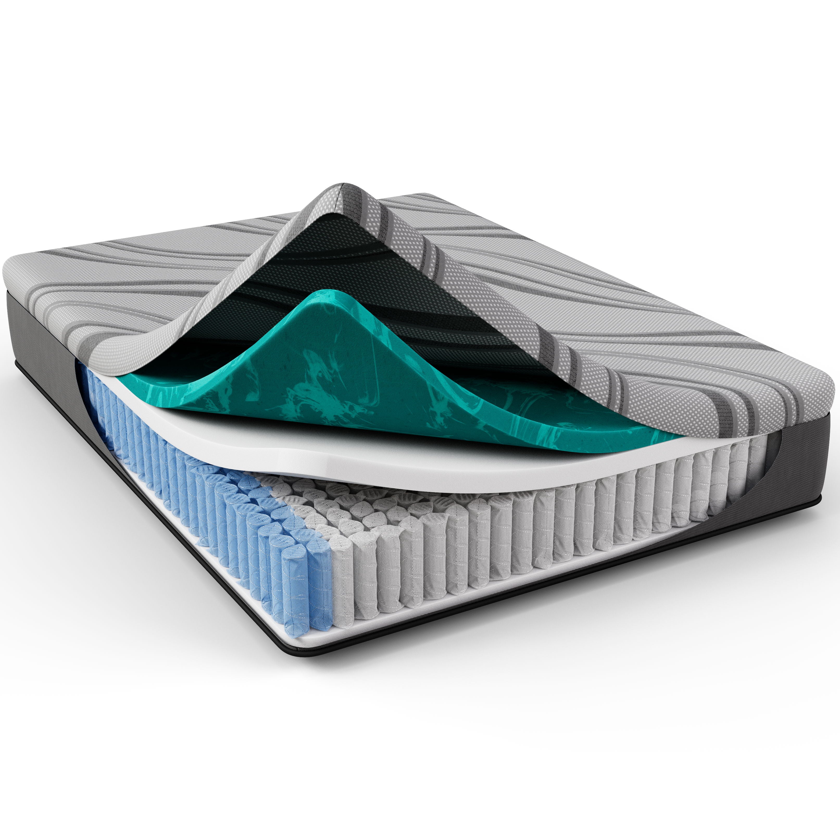 Bib Nl - 12&quot; Pro Gel Hybrid Medium Mattress