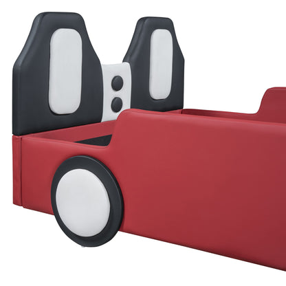 High Quality Race Car Shaped Platform Bed &amp; Wheels