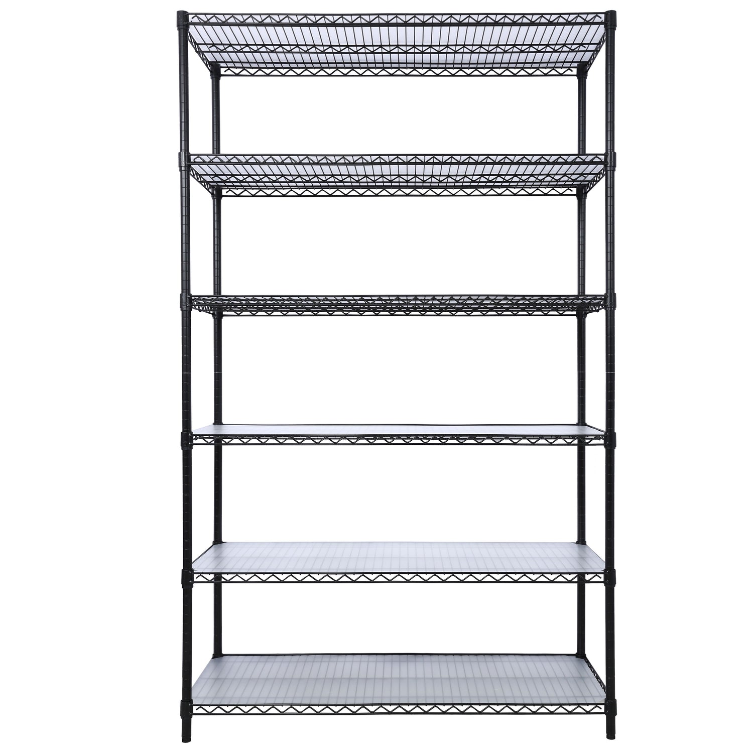 6 Tier 6000Lbs Capacity Nsf Metal Shelf Wire Shelving Unit, Heavy Duty Adjustable Storage Rack With Wheels &amp; Shelf Liners For Commercial Grade Utility Steel Storage Rack