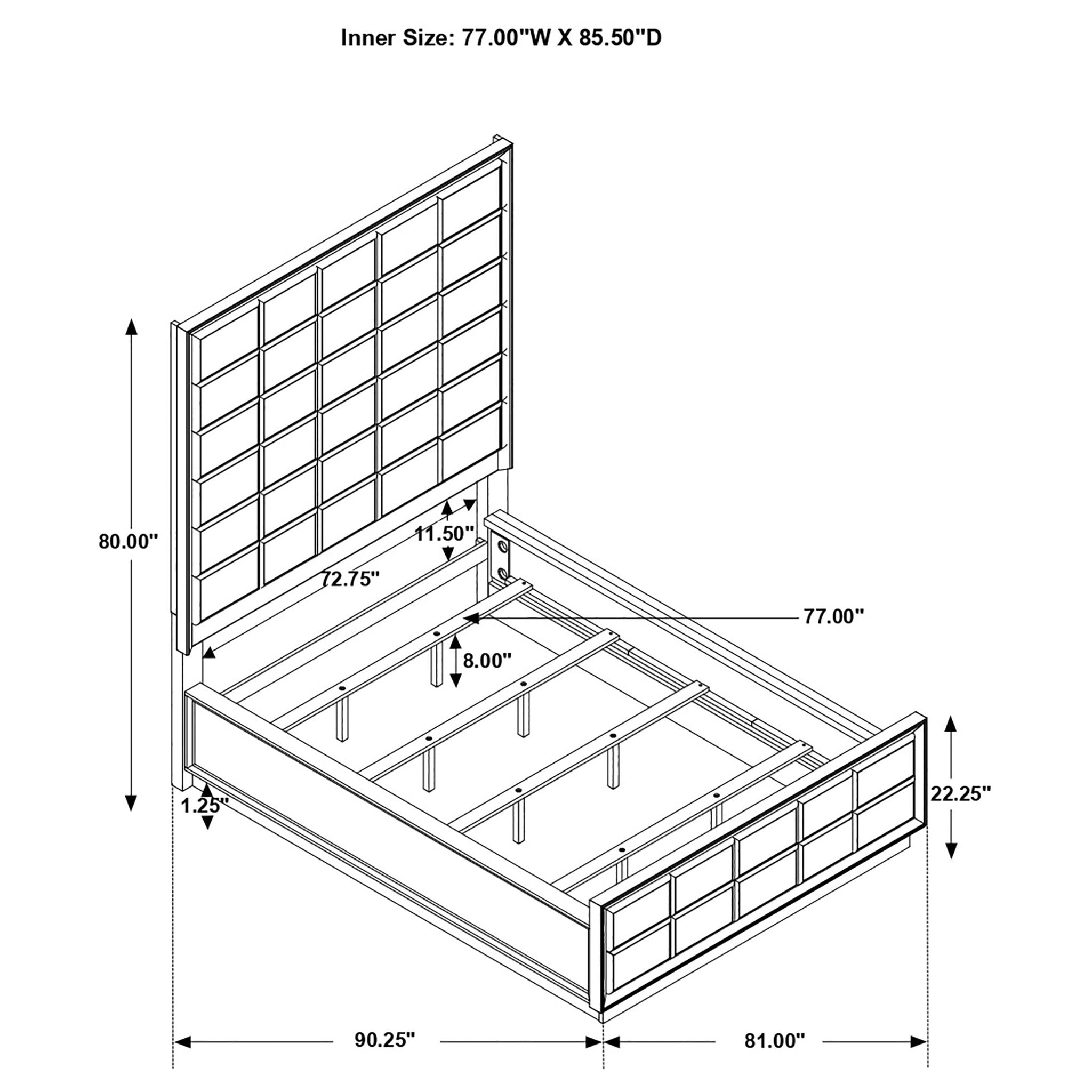 Drea - Panel Bed